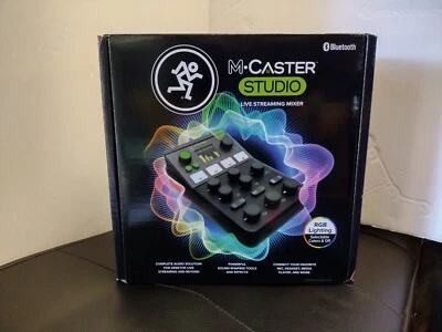Mackie MCaster M-Caster M Caster Studio Live Streaming Mixer - Black - Brand New - Image 1 of 4