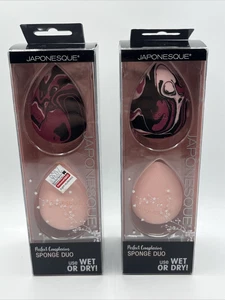 (2) Japonesque Perfect Teint Schwamm Duo: Erreichen Sie leicht makellose Haut - Bild 1 von 2