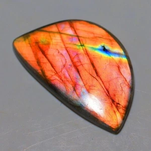 21 CT EXCELENTE LABRADORITA NATURAL MULTI FUEGO ELEGANTE CABUJÓN PIEDRA PRECIOSA GLA-309 - Imagen 1 de 1