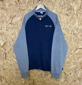 Vintage Nike Track Jacket Tracksuit Top Mens XXL 2XL Y2k 2000s Blue Grey Kurupt - Picture 1 of 9