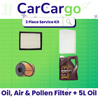 Service Kit For PEUGEOT 307 2.0 Flex 2000 - 2012 Oil Air Cabin + Engine Oil Peugeot 307