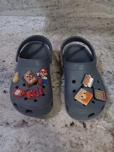 Crocs Unisex Minecraft & Superhero JIBBITS Clogs Unisex J 2 - Picture 1 of 6