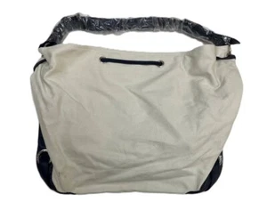 GANT Women's White Cotton Drawstring Shoulder Bag Retail $114.95 N3 NWD NEW - Picture 1 of 3