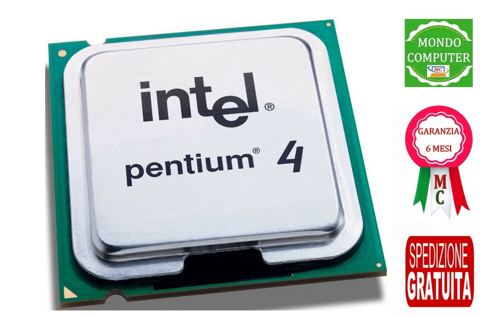 PROCESSORE SOCKET 775_INTEL PENTIUM 4 _ 2,80 GHZ / 1M / 800 MHZ FSB - Immagine 1 di 1