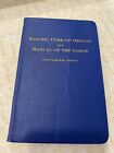 Vintage 1945 Masonic Code Of Oregon And Manual Of The Lodge 28 The Edition