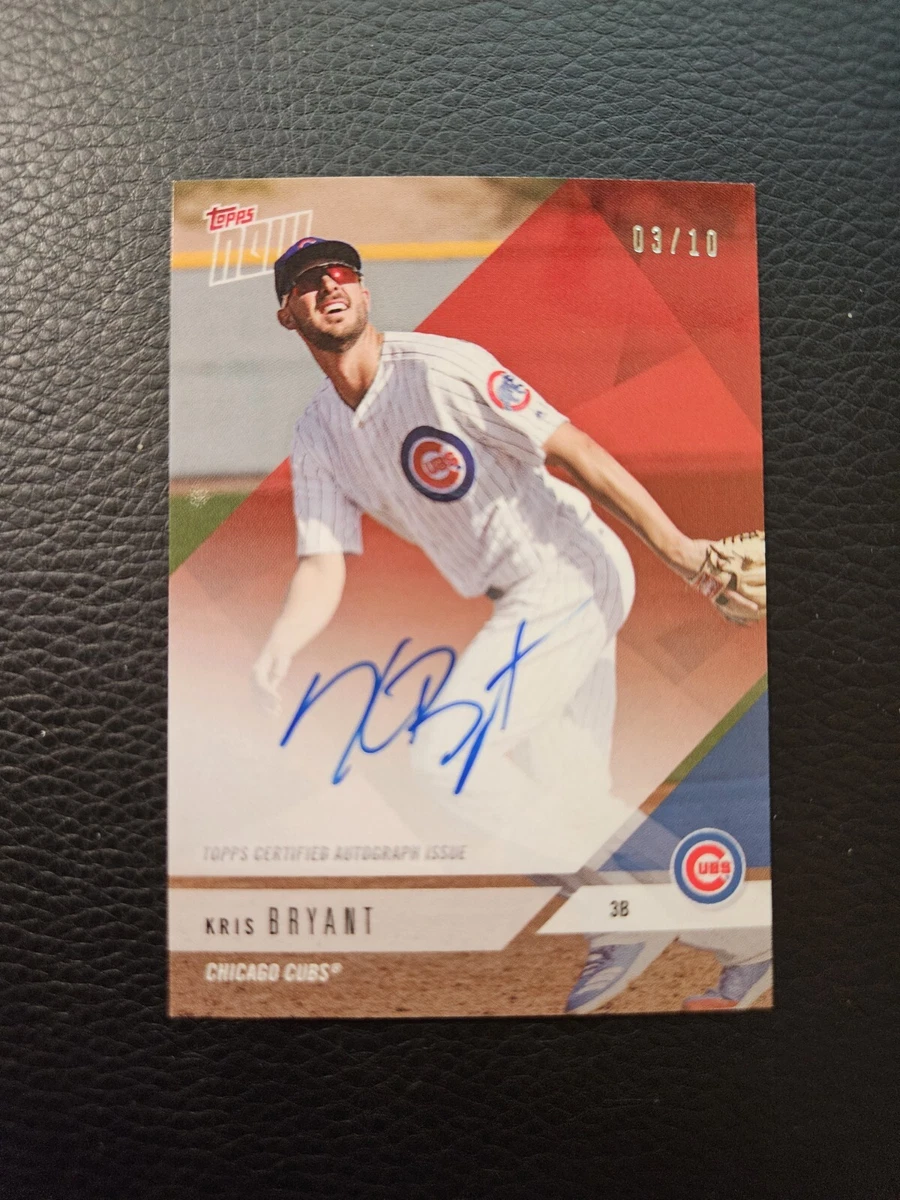 MLB KRIS BRYANT 直筆サインカード MLB KRIS BRYANT 直筆サインカード
