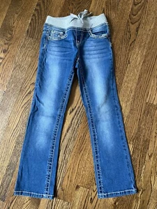 Justice Skinny Boot Jeans, Girls Size 7R - Picture 1 of 3