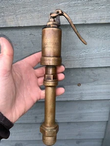 Rare Steam Whistle Brass J.W.Tufts Boston 1883 Locomotive ? Antique Vintage - Picture 1 of 11