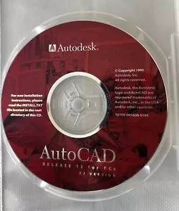 AutoCad Autodesk Release 13 pour PC version C3 installer disque ingénierie graphique - Photo 1 sur 3