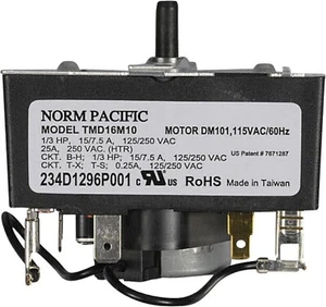 NEW OEM GE General Electric Dryer Timer Control 234D1296P001 TMD16M10 - Picture 1 of 1
