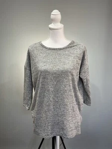 CLEARANCE! Gray Boutique Crewneck Full Length Sweater Size S NWT - Picture 1 of 5