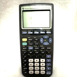 Texas Instruments TI-83 Plus Graphing Calculator Black LCD Display NOT TESTED - Picture 1 of 6