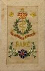 In Arduis Fidelis Royal Army Medical Corps Embroidered Silk Wwi Vintage Postcard