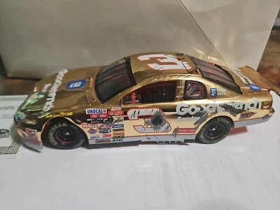 Action Dale Earnhardt 1997 NASCAR versión de carreras coche de choque dorado 1/24 1 de 504 Foto 1 de 4