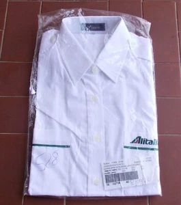 Camicia ALITALIA Donna hostess Manica corta - NUOVA Forint Tg 40 airline uniform - Picture 1 of 2
