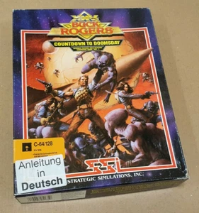 BUCK ROGERS - C64 COMMODORE 5.25" FLOPPY BOXED VERSION ENGLISH + GERMANY VERSION - Picture 1 of 9