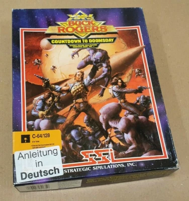 BUCK ROGERS - C64 COMMODORE 5.25" FLOPPY BOXED VERSION ENGLISH + GERMANY VERSION - Image 1 of 4