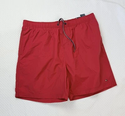 Tommy Hilfiger 7" Bañador Traje de Baño Para Hombre Talla 2XL Rojo Elástico Cordón Nuevo con Etiquetas Foto 1 de 4