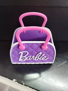 Barbie Loves Pets Muñeca Mascota Portador Bolso Solo Accesorio Just Play Púrpura Blanco '17 - Imagen 1 de 4
