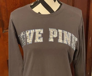 Victoria’s Secret LOVE PINK Sequin Top with Open Back, Women's Size X-Small - Picture 1 of 4