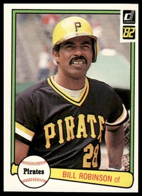 1982 Donruss #402 Bill Robinson MINT Pittsburgh Pirates - Image 1 of 2