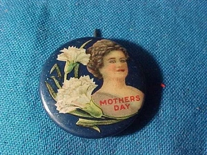 Early 20thc MOTHERS DAY Sunday School PINBACK - Picture 1 of 2
