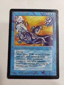 Magic the Gathering MTG Beta Air Elemental LP - Picture 1 of 15