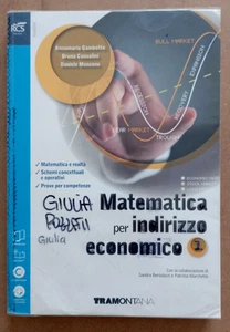 LIBRO MATEMATICA PER INDIRIZZO ECONOMICO VOL.1 + LABORATORIO COMPETENZE Tramonta - Picture 1 of 15
