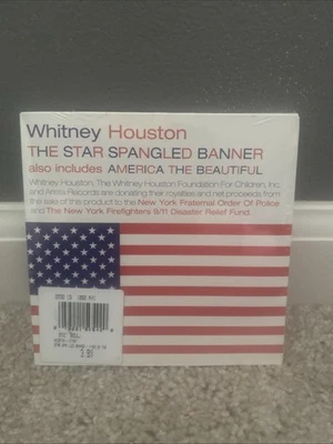 Whitney Houston The Star Spangled Banner CD Single Reissue Cardboard Sleeve NEW - Image 1 of 2
