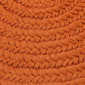 Colonial Mills Tortuga Indoor/ Outdoor Braided Area Rug Orange 4X6 - Picture 1 of 5