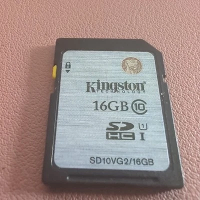 Kingston Technology 16GB SDHC I Class 10 SD10VG2/16GB Flash Memory Card - Tested - Image 1 of 4