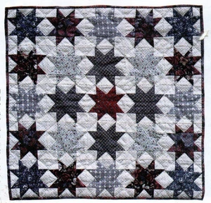 EVENING STAR MINI QUILT PATTERN - Picture 1 of 1