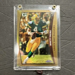 1998 Topps Chrome Football Refractor Brett Favre #113 In Hard Case Since New - Picture 1 of 2