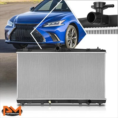 For 13-18 ES300H 2.5L Hybrid/ES350 3.5L OE Style Aluminum Radiator DPI-13547 Foto 1 de 4