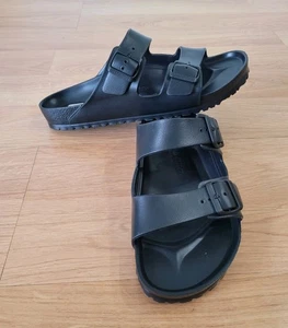 Birkenstock Arizona Eva Sandals Black Size EU 45 US Men's 12 - Imagen 1 de 6