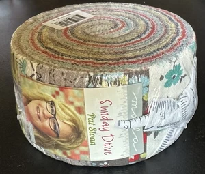 New In Packaging MODA ~ Sunday Drive ~ Pat Sloan ~ Jelly Roll Fabric - Picture 1 of 3