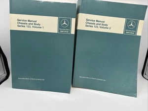 Mercedes-Benz Service Manual Chassis and Body Series 123 Volume 1 & 2 1982 EUC - Bild 1 von 20