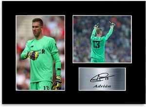 Adrian Liverpool Player Goalkeeper A4 Signed Autograph Photo Display Poster - Picture 1 of 1