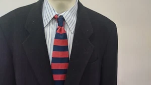 Eugenio Tombolini men blazer Jacket Black cashmere blend Made in Italy - Picture 1 of 14
