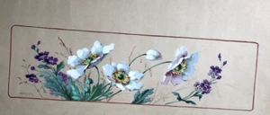 Original Antique 19th century Drawing Flowers Bouquet Floral - Picture 1 of 8