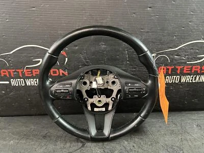 17-18 KIA SEDONA ЧЕРНЫЙ КОЖАНЫЙ ОБЕРНУТЫЙ РУЛЬ - Изображение 1 из 4