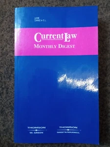 Current Law Monthly Digest Jun 2005 Used Acceptable Condition With Wear And Tear - Picture 1 of 4