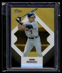 2006 Finest Gold Refractor #70 Ivan Rodriguez /49 Tigers HOF - Picture 1 of 2