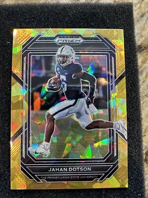 Jahan Dotson - Penn State Nittany Lions - 2023 Prizm Draft Picks - GOLD ICE  #44 - Image 1 of 2