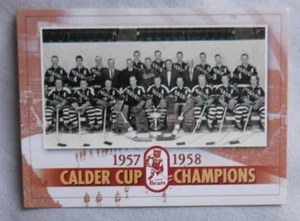 2005-06 Hershey Bears AHL 1957-58 Calder Cup Champions Hockey Card Mint - Picture 1 of 1