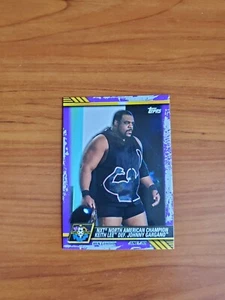 2021 Topps WWE NXT - Keith Lee Def. Johnny Gargano #36 - Purple Parallel - Picture 1 of 2