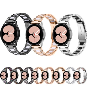 Stainless Steel Resin Bracelet Band for Samsung Galaxy Watch 4 5 6 7 FE 40/44mm - Picture 1 of 142