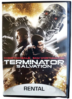 DVD Terminator Salvation 2009 Warner Bros Christian Bale Sam Worthington Rental  Foto 1 de 2