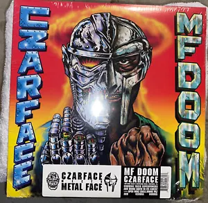 CZARFACE MEETS MF DOOM Silver Clear Orange Splatter Vinyl RARE PRESS - Picture 1 of 1