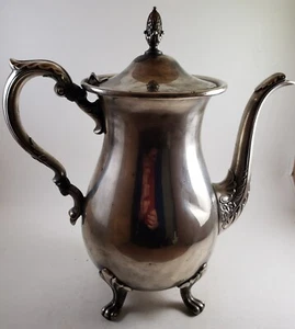 Poole Vintage Plata Bristol 110 Patrón Halloware Plateado Gótico Leer  - Imagen 1 de 13